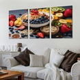 thumbnail image 2 of Nawypu Wall Art for Living Room smoothie bowl with banana strawberry blueberry granola and Print On Canvas Wall Decor Painting Posters Office Modern Home Decoration Ready to Hang 12''x16''X3 Panels, 2 of 4