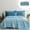 Blue 39.3"*27.5", variant on Kumdkd 39x59in Summer Comforter - Cooling Breathable Bedspread - Washed Cotton Blend Dorm Bedding - Machine Washable Lightweight Blanket