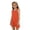 0318a-01-Orange, variant on Girls Swim Suits 10-12 Girls Swim Cover Up UV Protection Sleeveless Swimsuit Coverup Beach Dress Summer Quick Dry with Pockets