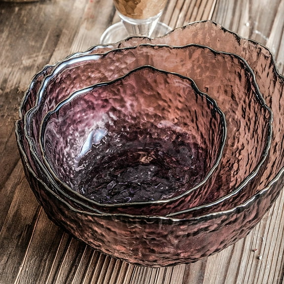 UPKOCH Coffee Glass Bowl for Home Use Safe and Easy to for Salad Dessert Fruits 800ml Medium Size