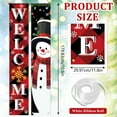 thumbnail image 2 of Merry Door Banner Porch Sign Welcome Banner Suitable For Family Festivals Winter Santa Background Hanging Courtya, 2 of 5
