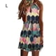 thumbnail image 3 of Minnieouse Vestido informal con estampado sin mangas bohemio elegante estético vestido playero fiesta de vacaciones ropa de moda de verano Vestidos Geométrico L Minnieouse AP010895-91, 3 of 6