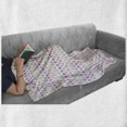thumbnail image 6 of Botanical Soft Flannel Fleece Throw Blanket, Soft Pastel Colored Abstract Sketched Leaves, Cozy Plush for Indoor and Outdoor Use, 50" x 60", Pale Orange Pale Pink, by Ambesonne, 6 of 6