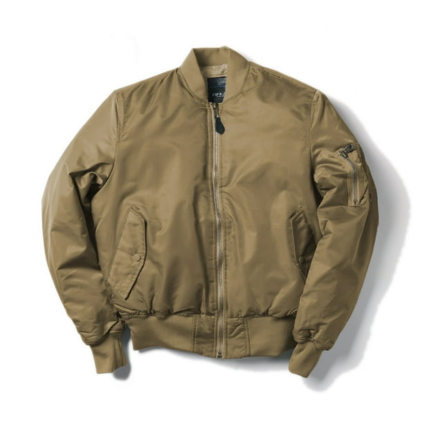 DAFEILI Military MA1 Nylon Padded Windproof Winter White Men Bomber Jacket Quilted Flight Jacket Unisex