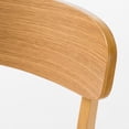 thumbnail image 5 of Noble House Harper Mid-Century Modern 5 Piece Dining Set, Light Beige and Natural Oak, 5 of 9