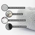 thumbnail image 3 of Cama para perros, Cama para mascotas, Cama para gatos, Sofá para perros, Sofá para gatos, Almohada esponjosa, Suave y lavable para gatos y perros Gris claro 50cm BANYUO  Hogar, 3 of 4
