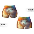 thumbnail image 5 of Fotbe Rainbow Lamb Breakfast Seamless Shorts, Womens Workout Shorts High Waist Stretch Booty Short for Gym/Yoga/Running/Biking-Large, 5 of 9