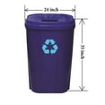 55 gal. Blue Recycling Bin