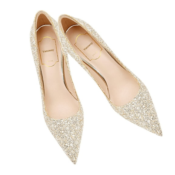 Vancway Heels, Women's Heels Closed Pointed Toe Pumps Stiletto High Heels Comfortable Wedding Party Dress Shoes 3-Inch