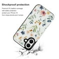 thumbnail image 2 of Compatible with iPhone 11 12 13 mini 14 15 16 Pro Max Plus Wallet Case with Card Holder, PU Leather Kickstand Card Slots Case ( Flower Plants, iPhone 12 mini), 2 of 7