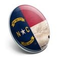 thumbnail image 2 of Rustic North Carolina  State Flag Distressed USA Metal 1.1" Tie Tack Hat Lapel Pin Pinback, 2 of 4
