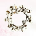 thumbnail image 2 of WEAVILUX Wood and Cotton Christmas Wreath for Door and Wall Decoration, Holiday Home Decor, 2 of 6