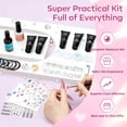 thumbnail image 3 of Kit de gel de uñas Poly Modelones 8 Rosy Pink con lámpara LED de 48 W, 3 of 9