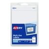 Avery Multiuse Labels, White, Removable Adhesive, 2" x 4", 100 Labels (5444)