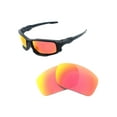 thumbnail image 5 of Walleva Fire Red Polarized Replacement Lenses for Oakley Shocktube Sunglasses, 5 of 5