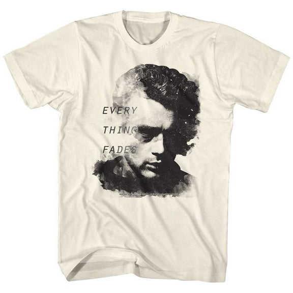 James Dean Everything Fades Natural Adult T-Shirt 4Xl