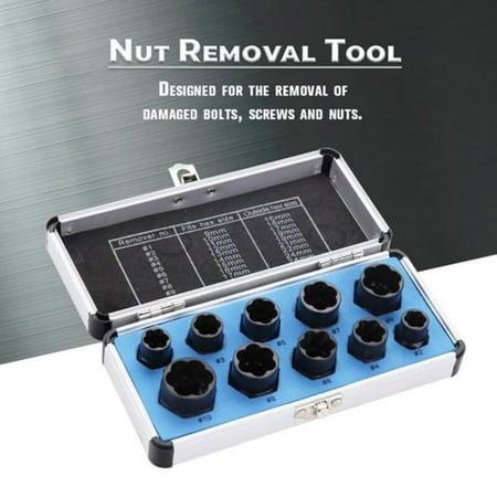 

The Tool Kit For Removing Stripped Rounded And Rusted And Broken Nut Extractor Socket Head Hex Removal Tool Essential Tools