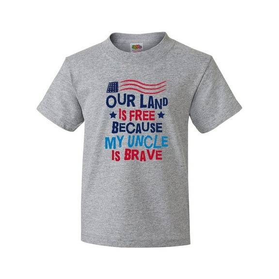 Inktastic Military Uncle Proud Nephew Freedom Youth T-Shirt