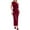 Wine, variant on ZZwxWA Women's Sexy One Shoulder Bodycon Dress Sleeveless Ruched Drawstring Cocktail Party Dress Elegant Club Party Dresses