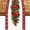 Christmas-8, variant on Merry Christmas Red Black Xsms Fir Twigs Ball Winter Table Runner 13"x108", Buffalo Farmhouse Runner for Kitchen, Coffee Table & Holiday Party