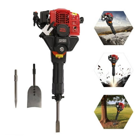 

2.3HP Gas Powered Excavator 2 Stroke Garden Tree Digger Shovel Rock Driller 52CC