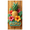 2A, variant on Colorful Floral Aloha Tropical Banner Decorative Hibiscus Pineapple Design for Luau Party Beach Celebration Summer Events