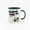 Deep Green, variant on 11oz Colorful Interior 'Weekend Mode: ON' Cartoon Ceramic Mug