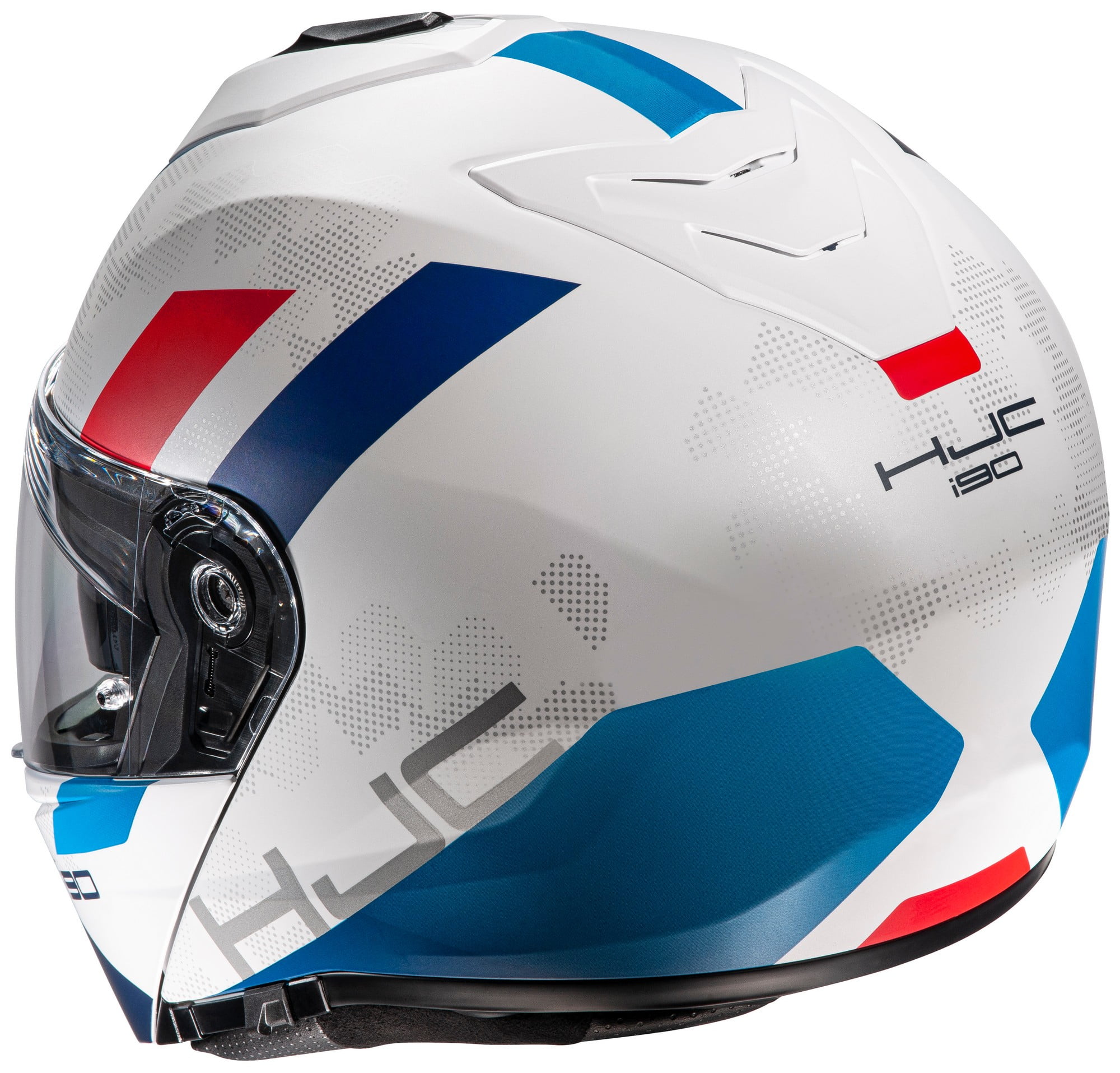 HJC i90 Syrex Modular Motorcycle Helmet Blue/Red LG - Walmart.com