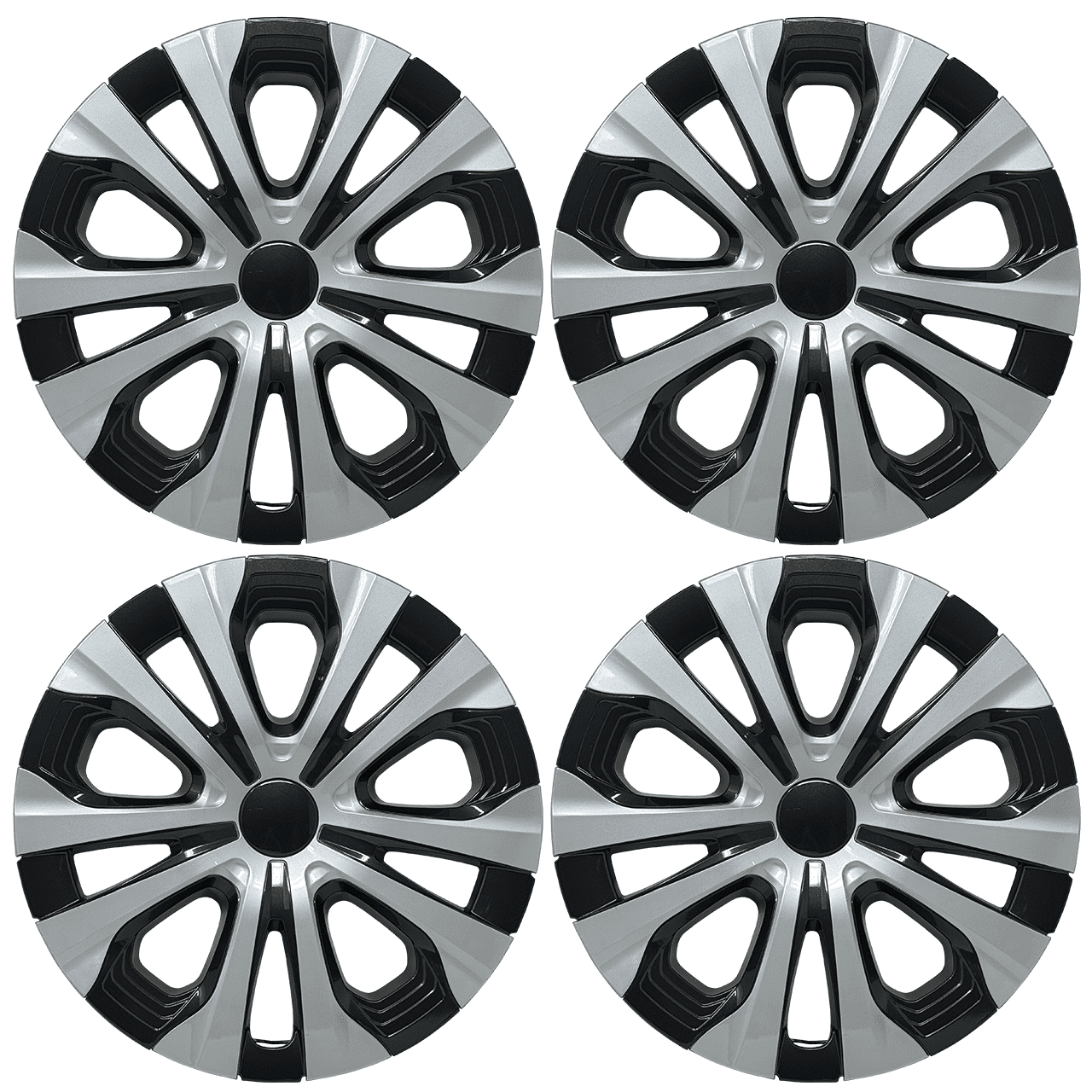 15-inch Hub Cap Wheel Cover Silver - Replacement For 2010-2011 Toyota Prius By G-PLUS