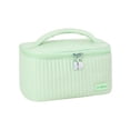 thumbnail image 1 of Oubit Cake Makeup Bag,PU Open Lid Cake Storage Makeup Bag Portable Toiletry Bag Elevated Design, 1 of 9
