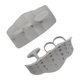 thumbnail image 4 of 2 guantes de gimnasio para levantamiento de pesas para hombres y mujeres, agarres de mano para culturismo. Gris, 4 of 9