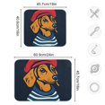 thumbnail image 4 of Yayeee Dish Drying Mat for Kitchen Counter 16"x18" Microfiber Absorbent Pad, Blue Dog Artist, 4 of 7