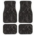 thumbnail image 1 of Xoenoiee Black Marble Print Car Mats Universal Fit Auto Carpet Car Floor Mats Floor Contour Liners Fit for Sedan, SUV, Truck, Van, Set of 4, Washable, 1 of 6