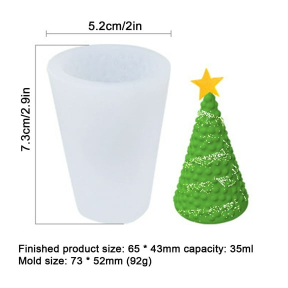 Utoimkio Christmas Silicone Igloo Cake Mold Grinding Tool Christmas Tree DIY Gypsum Candle Baking Mold Kitchen Tools