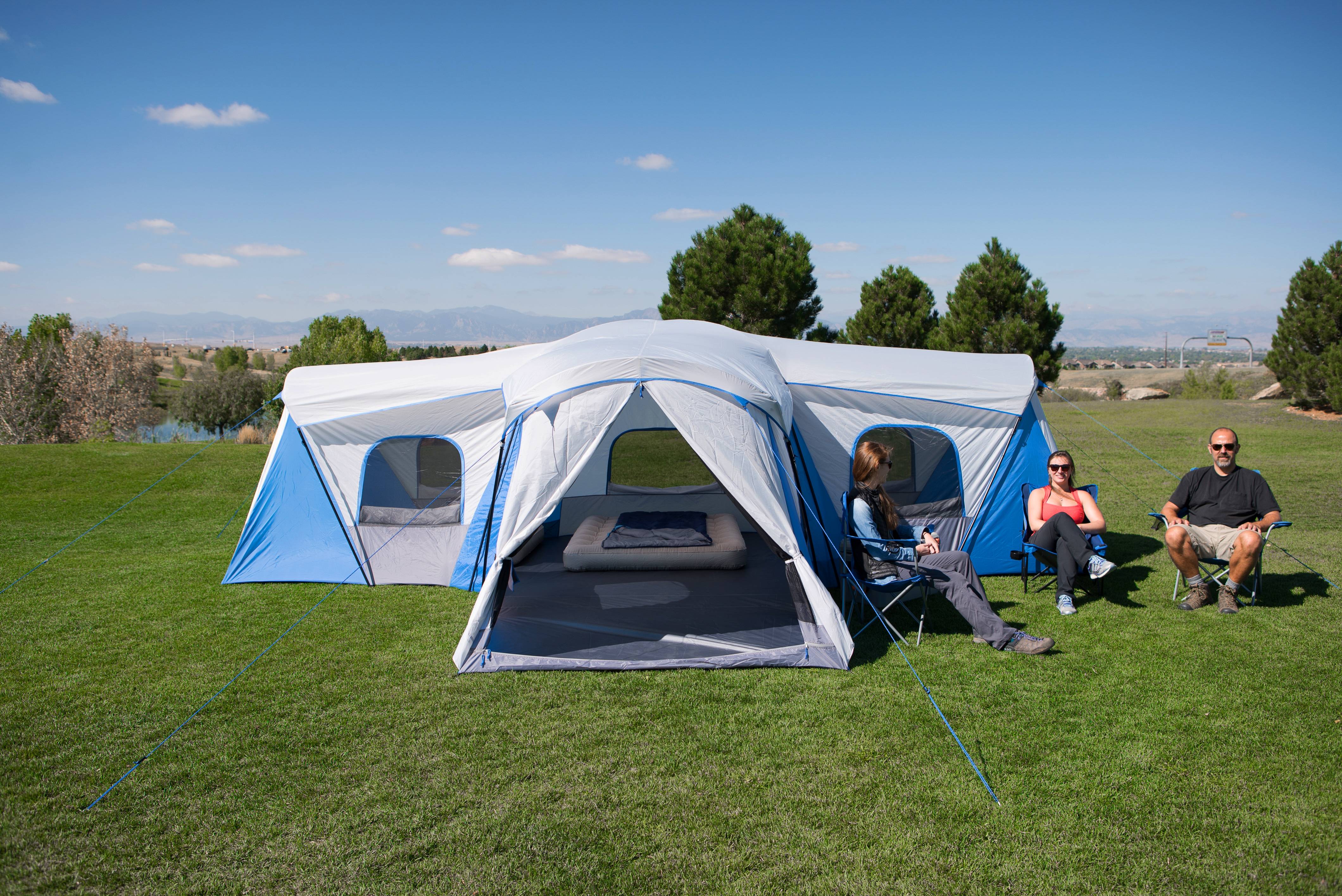 Ozark Trail 16-Person 3-Room Family Cabin Tent, with 3 Entrances - image 3 of 16