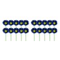 thumbnail image 2 of Flores artificiales Cateissary 10 piezas Gerbera plantas falsas jardín de Navidad DIY Type5 NO5, 2 of 6