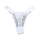 thumbnail image 2 of Gibobby Tangas de mujer sexy Calzoncillos de encaje sexy para mujer Bragas ahuecadas Bragas de encaje de ganchillo Tangas G String Lencería Ropa interior(Blanco,CH), 2 of 5