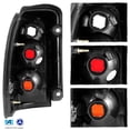 thumbnail image 2 of AKKON - For 1996-2002 Toyota 4Runner Base SR5 Limited Sport SUV JDM Black Tail Lights Lamps Pair, 2 of 6