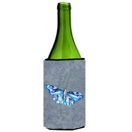 

Butterfly On Gray Wine bottle sleeve Hugger - 24 oz.