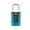 Light blue, variant on Black-TSA Code Lock for Travel Luggage, Changeable Password, for Subscribers, Document, Design, Durable Cabinet Padlock