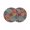 Grass Green, variant on Boho Teal Flower Round 13 Inch Placemats Set of 2, Spring Bohemia Chic Red Yellow Floral HeatResistant Non Slip Place Mats for Dining Table, Wipeable Braided Kitchen Table Mats for Housewarming