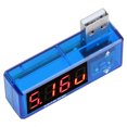 thumbnail image 4 of uds Detector USB probador de voltaje actual voltímetro amperímetro portátil para cargadores de teléfonos móviles azul, 4 of 8