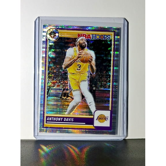 Anthony Davis 2023-24 Panini Premium NBA Hoops #177 Pulsar Prizm Lakers