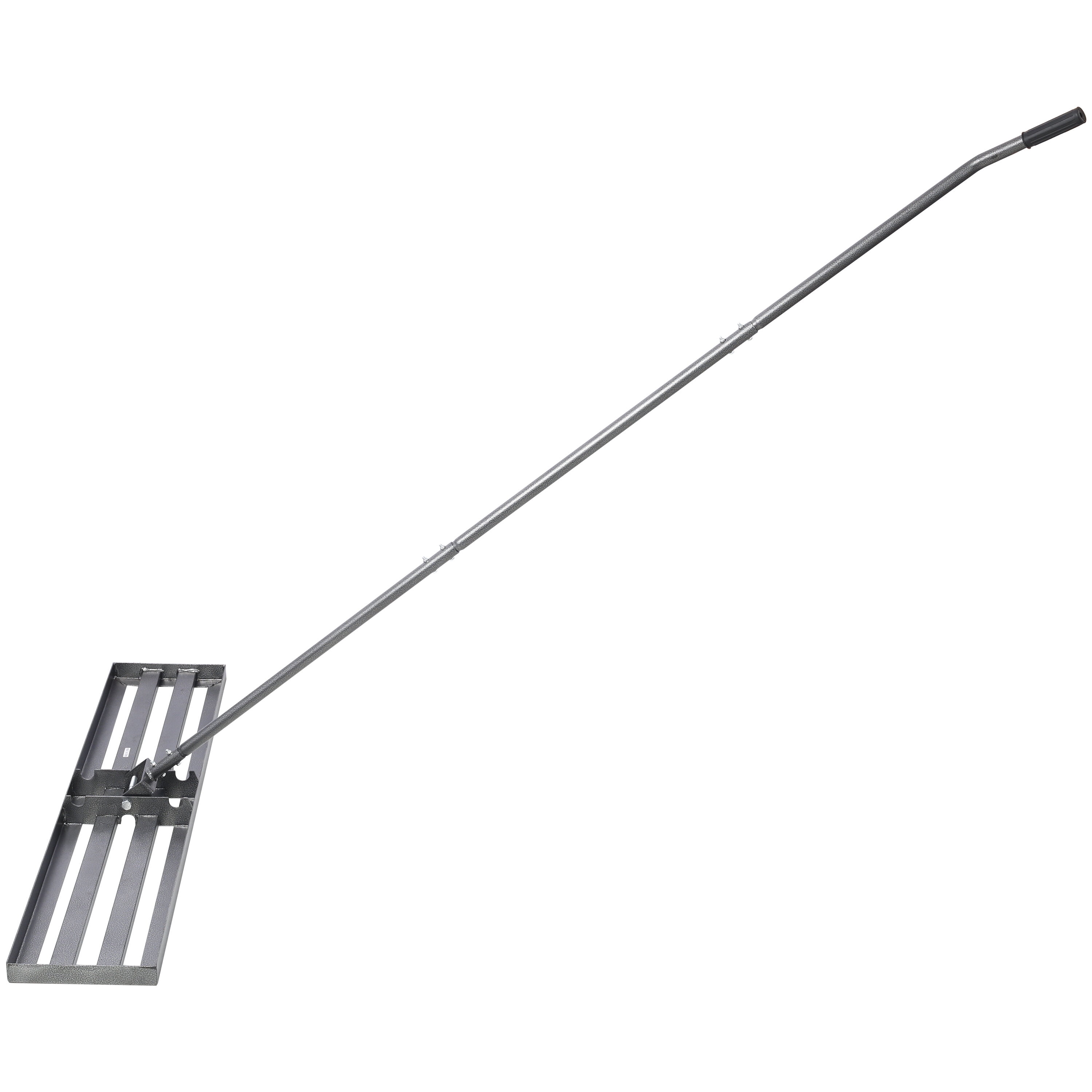 Lawn Leveling Rake, 48"x10" lawn Leveling Tool, Heavy Duty Effort Saving Lawn Level Tool, 7FT Steel Handle Lawn Leveler for Yard Garden Golf Course, Ease Level Soil Sand Dirt Surfaces and Fertilizer