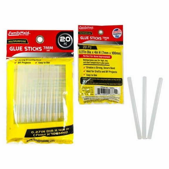FamilyMaid 16864 0.7 x 4 in. Glue Stick with Blister, 20 Piece - Pack of 144