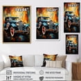 thumbnail image 4 of Designart "Abstract Retro Auto Reminiscence I" Car Vintage Wall Decor, 4 of 7