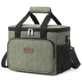 thumbnail image 1 of Bolsa de almuerzo Lifewit, grande, aislante, 15 L, color verde oscuro, 1 of 7