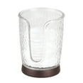 thumbnail image 6 of mDesign Plastic/Steel Compact Small Disposable Paper Cup Dispenser, Clear/Bronze, 6 of 7