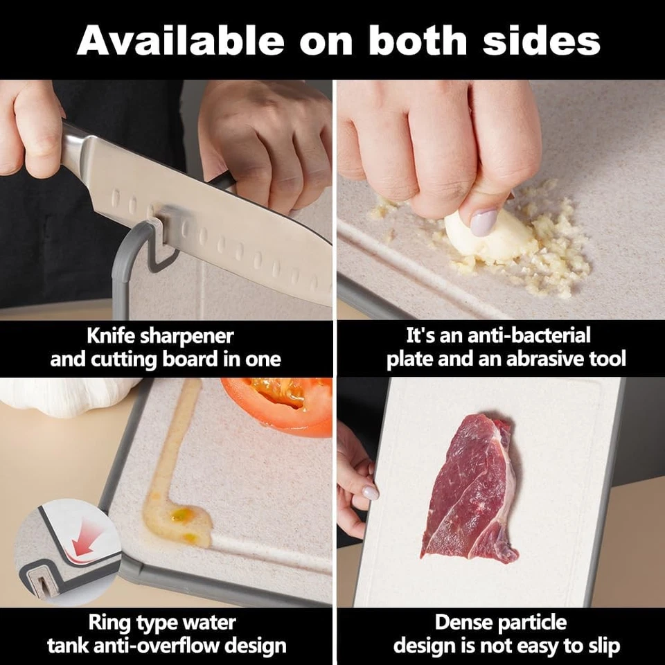 PRIME - Titanium Cutting Board Double-Sided Titanium Cutting Boards For Kitchen