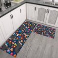 thumbnail image 2 of Bernese Mountain and Flower Kitchen Rugs Sets Of 2,Anti Fatigue Kitchen Mat Rugs Non Slip Washable,Decorative Kitchen Floor Mats for Kitchen,Sink,Laundry,17"x30"+17"x47", 2 of 7